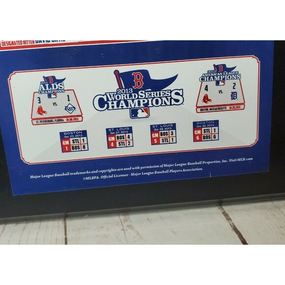 2013 World Series Champions with Fanatics Authentic Red Sox Wall Plaque - Picture 3 of 11